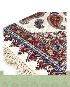 رومیزی قلمکار یک متری تک حاشیه
