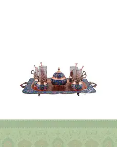 سرویس چای خوری مس و پرداز