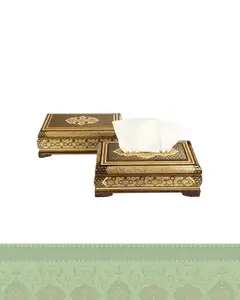 جعبه کارد و چنگال و جادستمال خاتم کاری