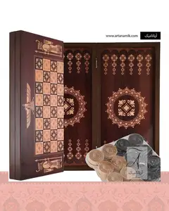 تخته نرد و شطرنج طرح پارسی