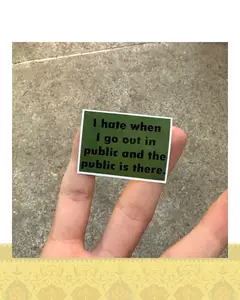 استيكر "i hate"