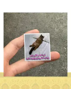 استيكر "فردا هم زجر براي كشيدن هست"