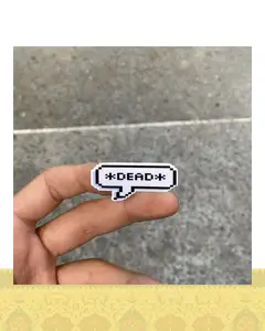 استيكر "dead"