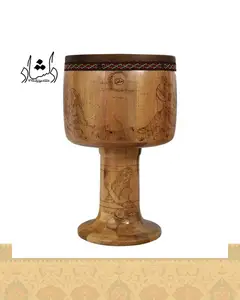 تنبک حلمی سوخته کاری دهانه 27 طرح 5