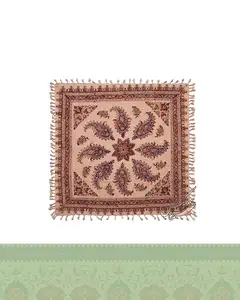 پارچه قلم کار طرح بته سرکج