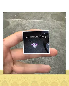 استيكر "ميگذره اما از روم"