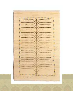 گبه دستباف قشقایی ذرع چارک درخت زندگی کد 2440 (119 در 81)