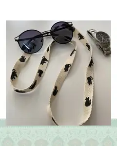 بند عینک طرح گربه