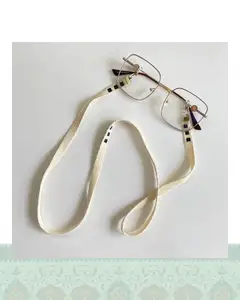 بند عینک طرح مشکی ساده