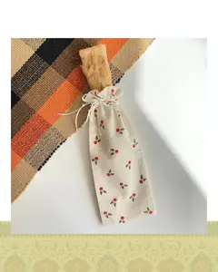 کیف لقمه طرح گل سرخ - سایز نان باگت