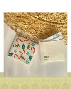 کیف پد بهداشتی طرح کریسمس - سایز 2