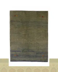 گبه دستباف قشقایی سبز سه متری کد 2346 (192 در 143)