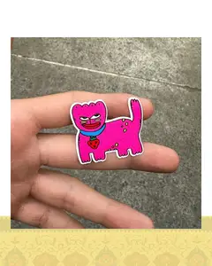 استيكر "گورباي صورتي"