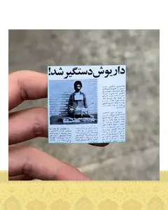 استيكر داريوش اقبالي دستگير شد