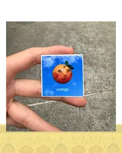 استيكر "orange"