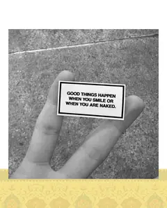 استيكر "good things"