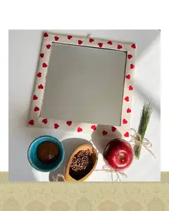 آینه و قاب طرح قلب - 60 در 18 سانتی متر