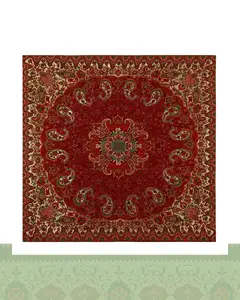 ترمه پلی استر 1*1 طرح نسترن