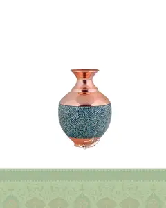 گلدان فیروزه کوبی مدل بلونی