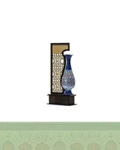 تندیس گلدان 20 سانتی میناکاری