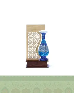 تندیس گلدان میناکاری ۲۰ سانتی