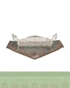 جاقاشق و چنگال ملیله کاری طرح قایقی