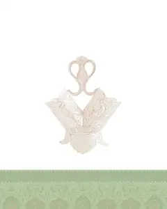 جا قاشقی ملیله طرح طاووس