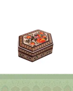 جعبه جواهر خاتم کاری کد 855