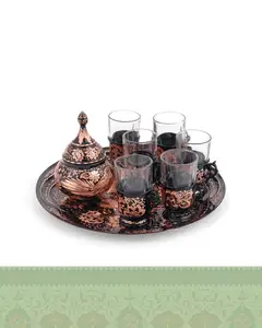 سرویس چای خوری مس و تراش
