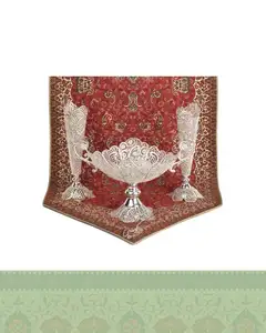 سرویس کشکول و گلدان ملیله کاری
