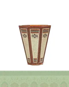 سطل خاتم کاری مدل سپید