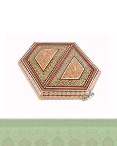 شکلات خوری خاتم کاری دو درب