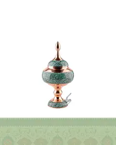 شکلات خوری فیروزه کوبی مسی سایز 48