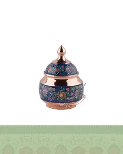 قندان مس و پرداز سایز کوچک