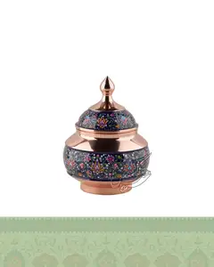 قندان مس و پرداز سایز متوسط
