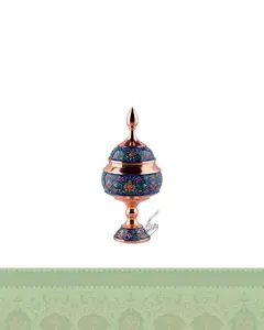 شکلات خوری مس و میناکاری کوچک کوچک سایز 20
