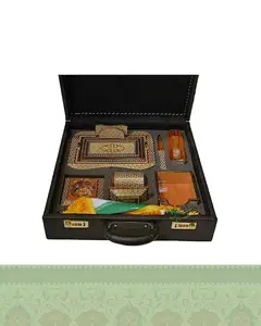 ست هدیه رومیزی خاتم کاری مدیریتی 8 پارچه