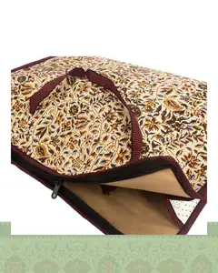 کیف دستی هدیه قلمکار زیپ دار ابعاد 34×44 سانتیمتر