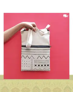 کیف پارچه ای طرح طبیعت