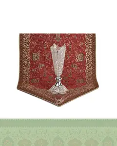 گلدان ملیله کاری متوسط طرح موشکی