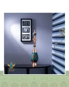 تنگ فیروزه کوبی ترنج - شرابی 60 کعب‌دار