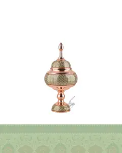 شکلات خوری مسی خاتم کاری سایز 40