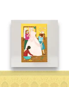 دفتر رقعی طرح مزون کد ۰۸۱ - طراحی 100 برگ
