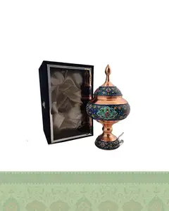 شکلات خوری مس و نقاشی ارتفاع 27 سانت