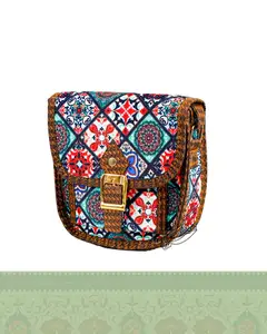 کیف پارچه ای دخترانه سنتی طرح دار