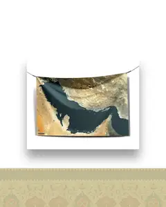 بک دراپ پارچه ای طرح خلیج کد ۰۱۶ - 50X70
