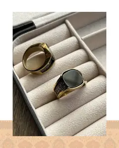 انگشتر کلاسیک اونیکس - سایز 9