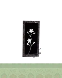 تابلو گل نقره