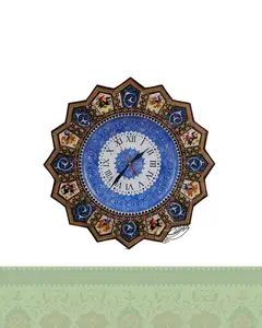 ساعت خاتم و میناکاری طرح شکار