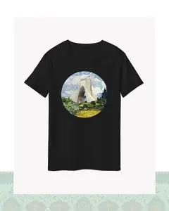 تیشرت رویای آزادی ۱ - مشکی-Oversized - S
